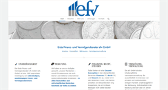 Desktop Screenshot of efv-ag.de
